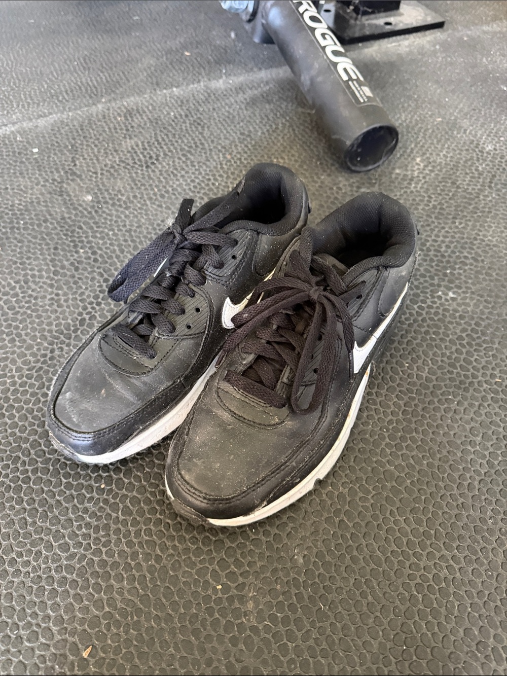 Nike Black Sneakers with White Swoosh